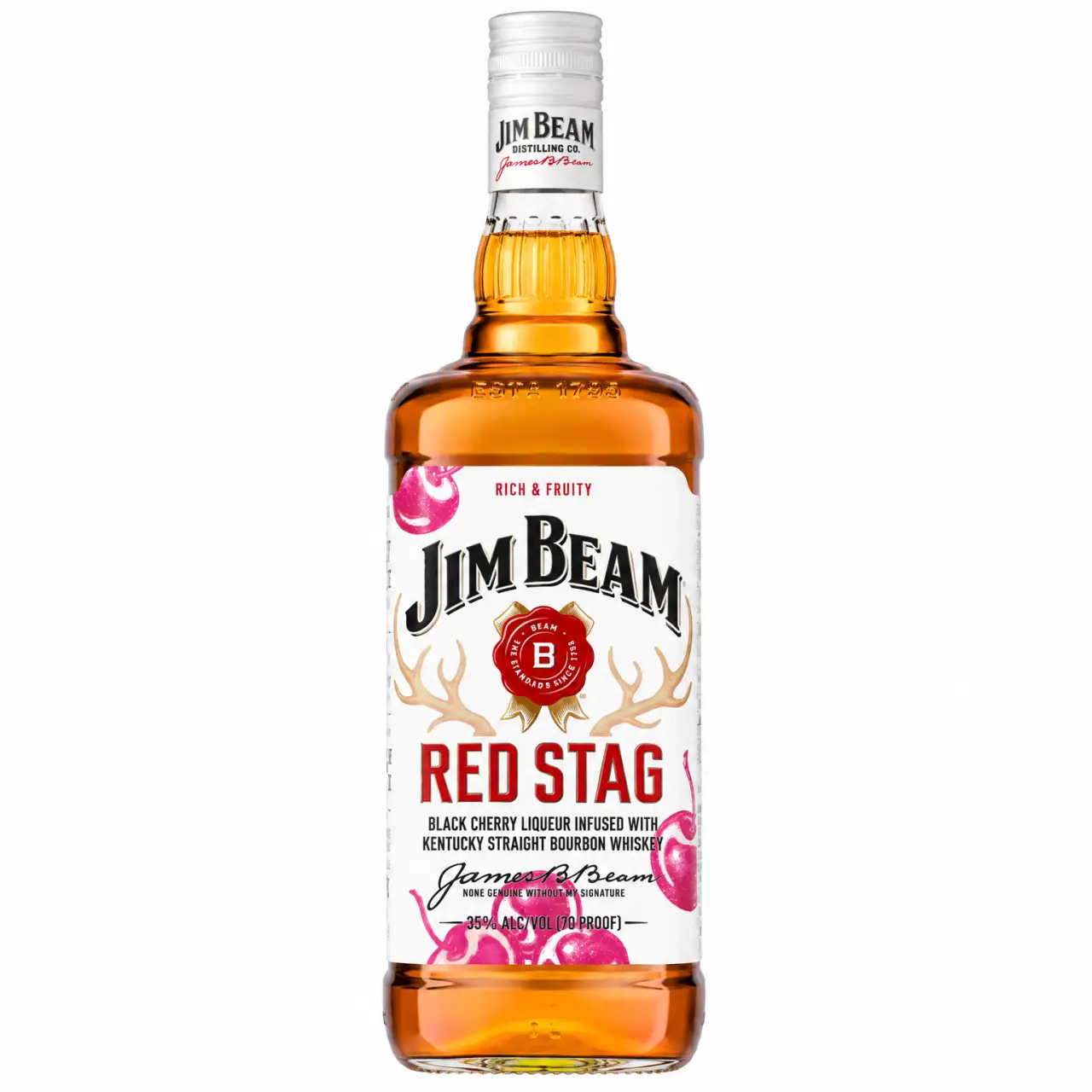 Jim Beam Red Stag Black Cherry 1L