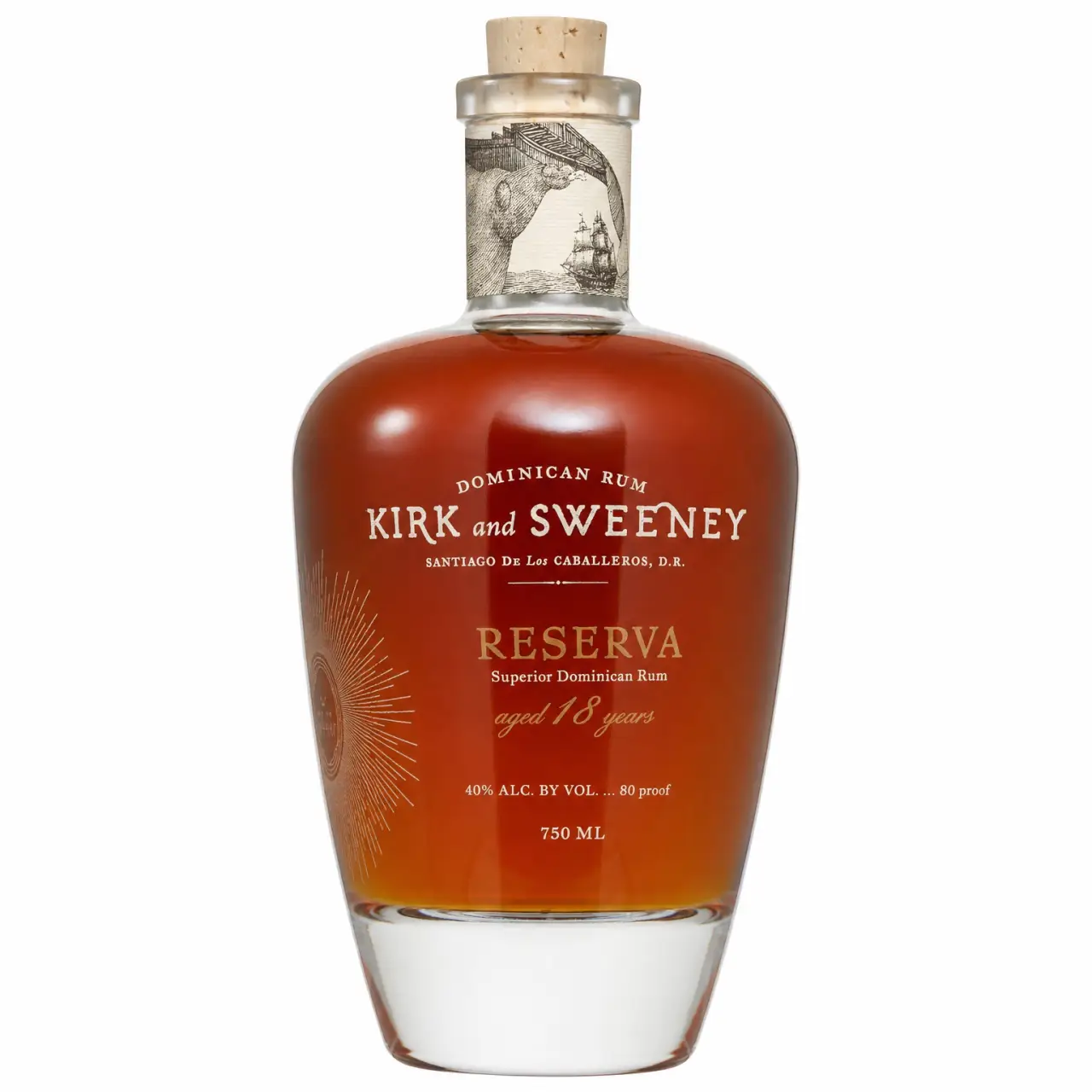 Kirk And Sweeney Reserva Rum 750ml