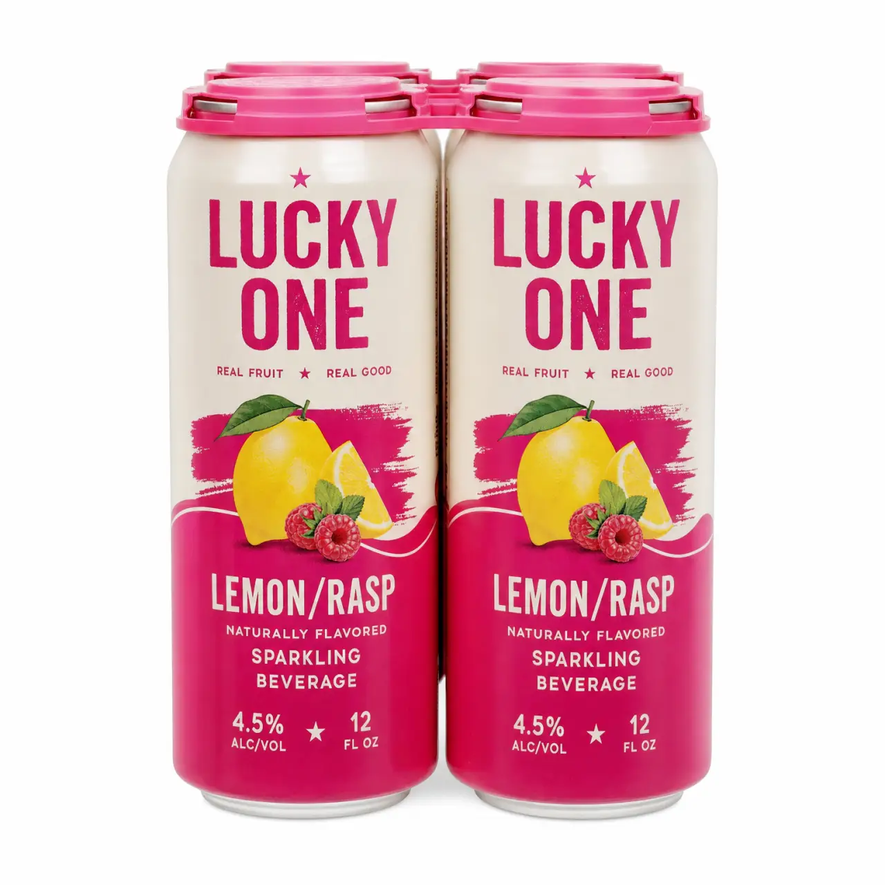 Lucky One Lemon/Rasp 4pk