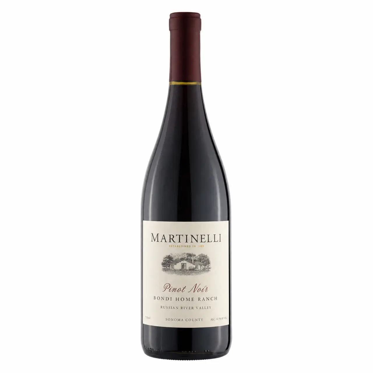 Martinelli Pinot Noir Bondi Home Ranch 750ml