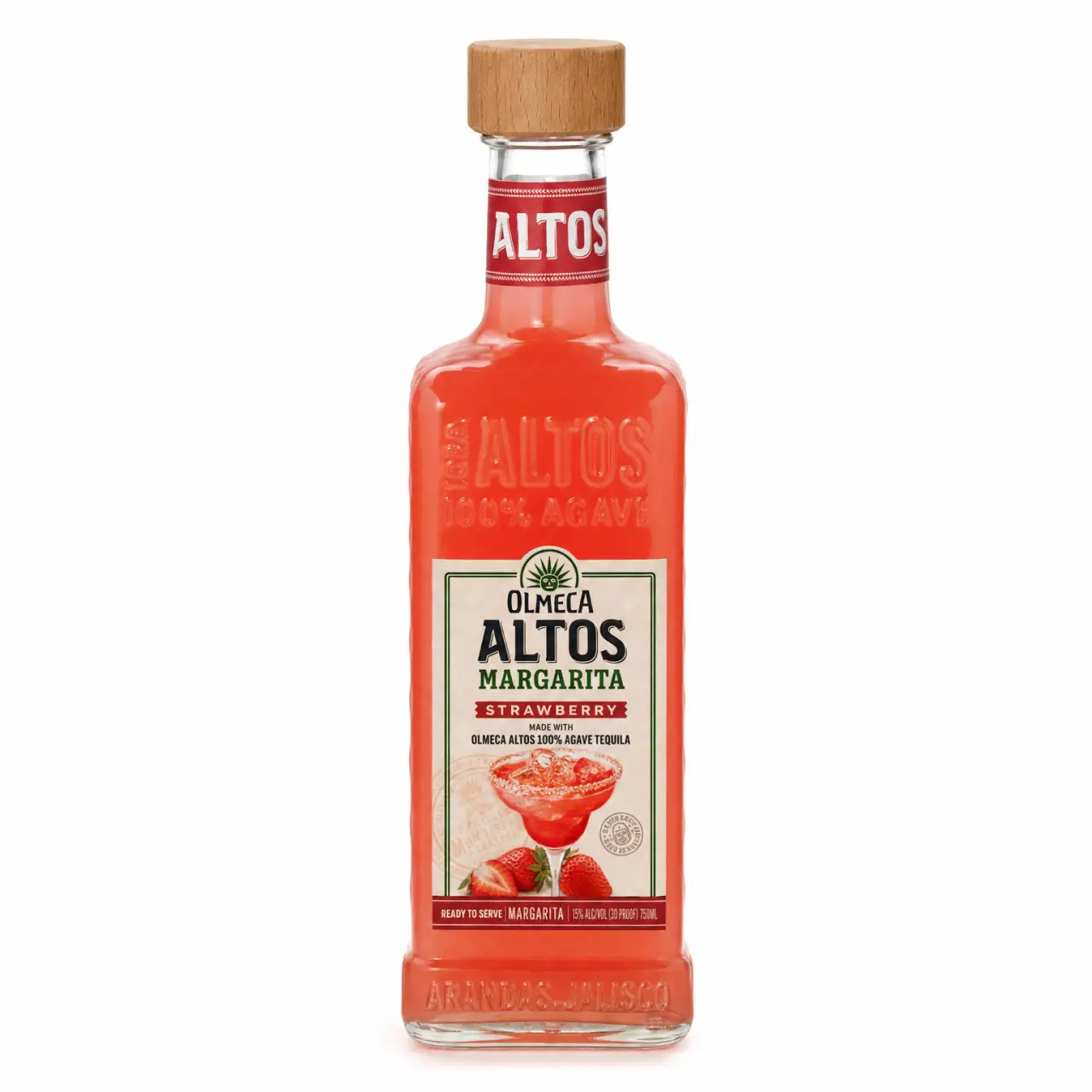Olmeca Altos Margarita Strawberry 750ml