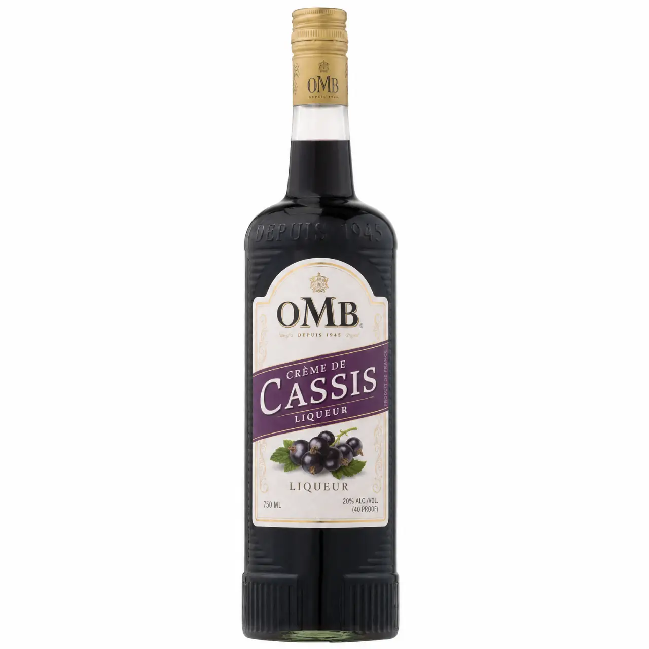 OMB Crème De Cassis Liqueur 1L