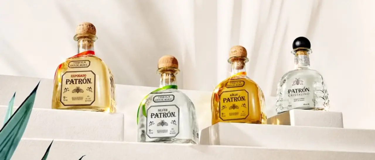 Four Different Patron Tequilas
