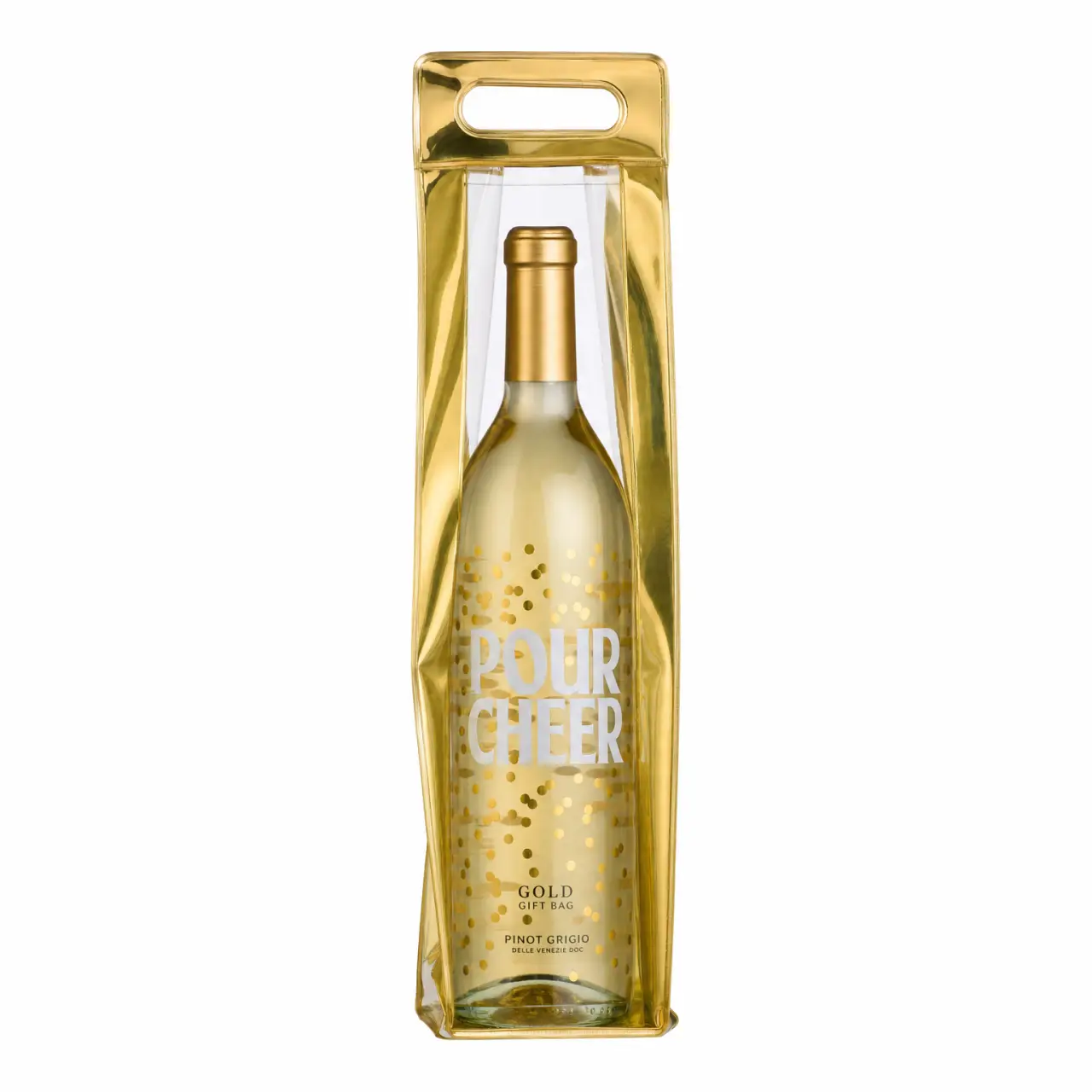POUR CHEER GOLD GIFT BAG