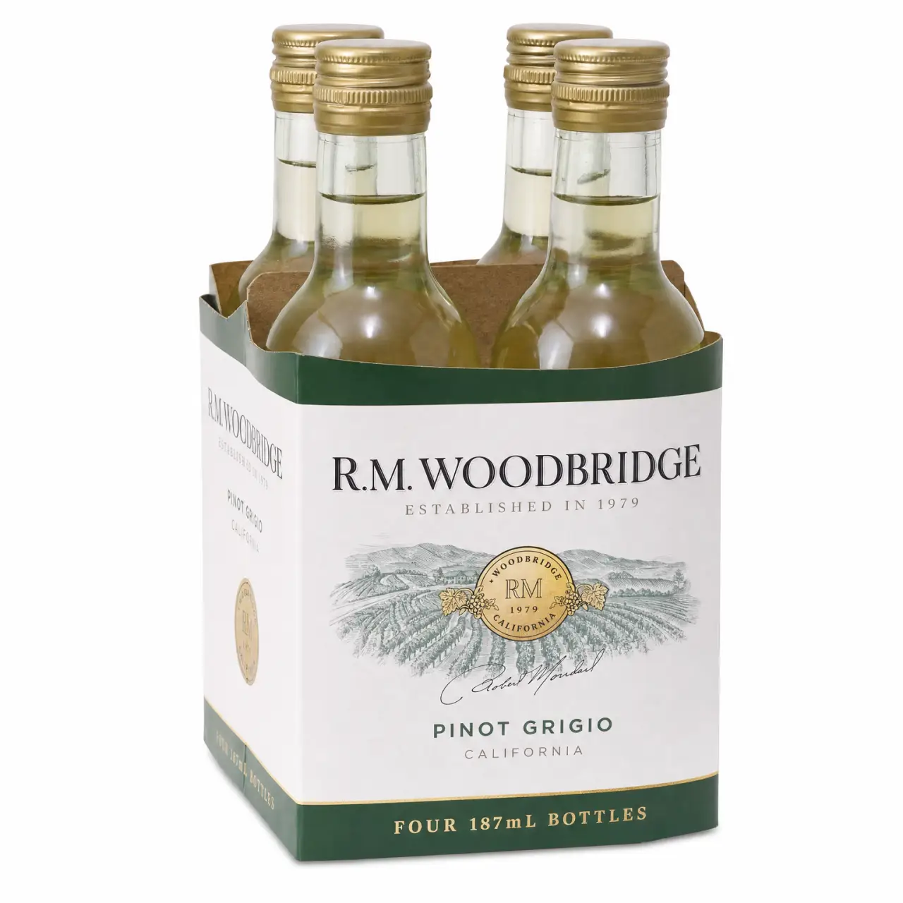R.M. Woodbridge Pinot Grigio 187ml 4pk
