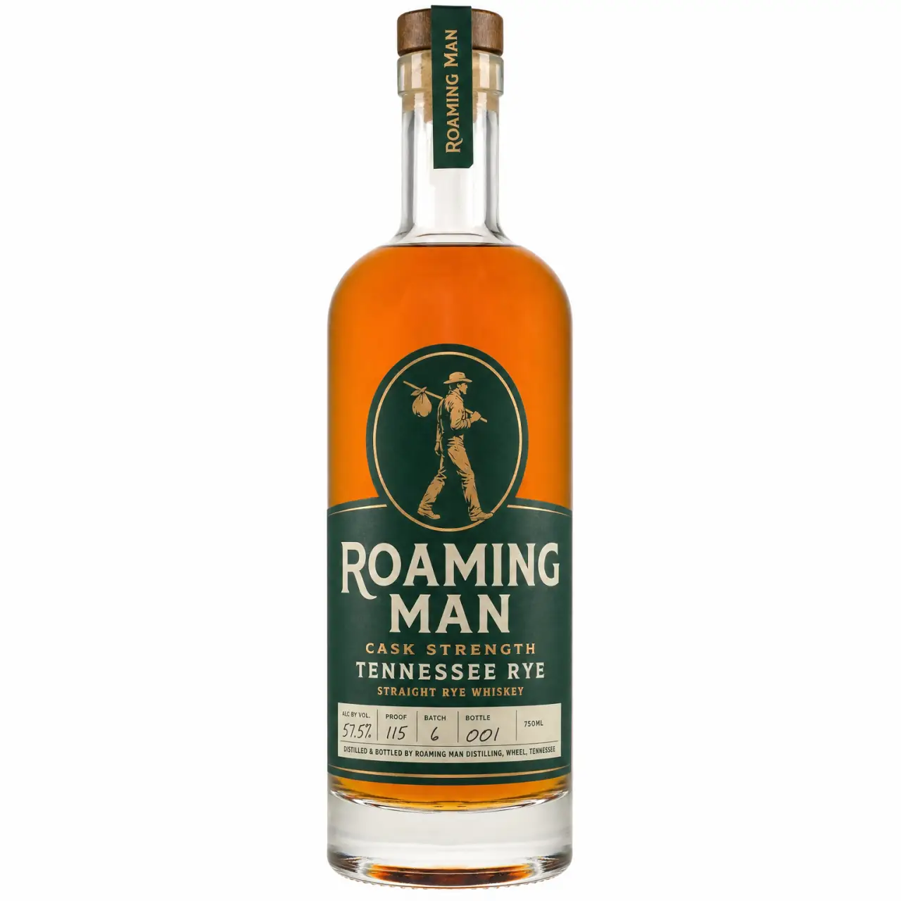 Roaming Man Cask Strength Tennessee Rye 750ml