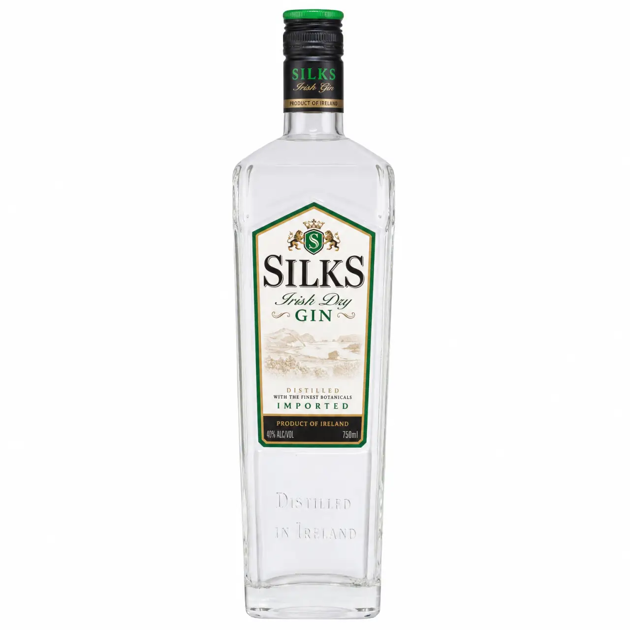 Silks Irish Dry Gin 750ml