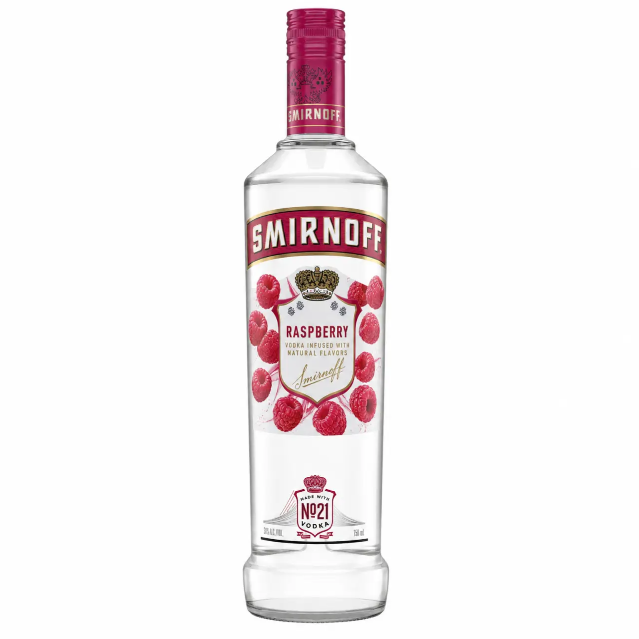 Smirnoff Raspberry Vodka 750ml