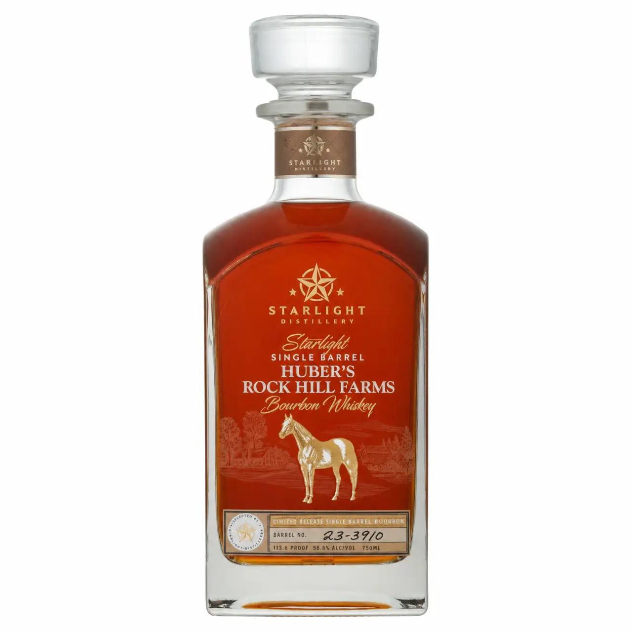 Starlight Single Barrel Huber's Rock Hill Farms Bourbon 750ml