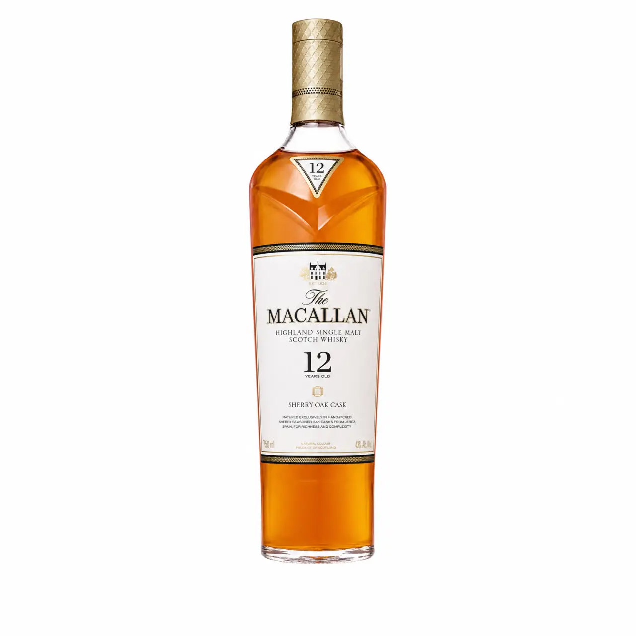The Macallan 12 Year Old Sherry Oak 750ml