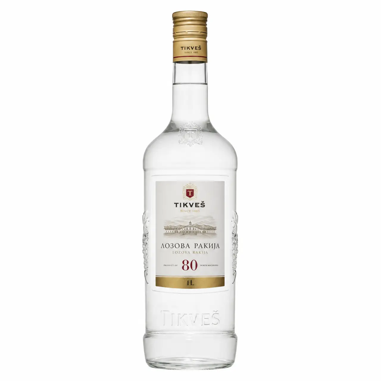 Tikves Lozova Rakija 80 1L