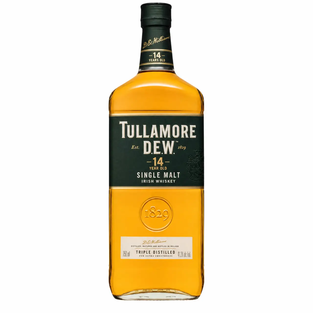 Tullamore D.E.W. 14 Year Old Single Malt Irish Whiskey 750ml