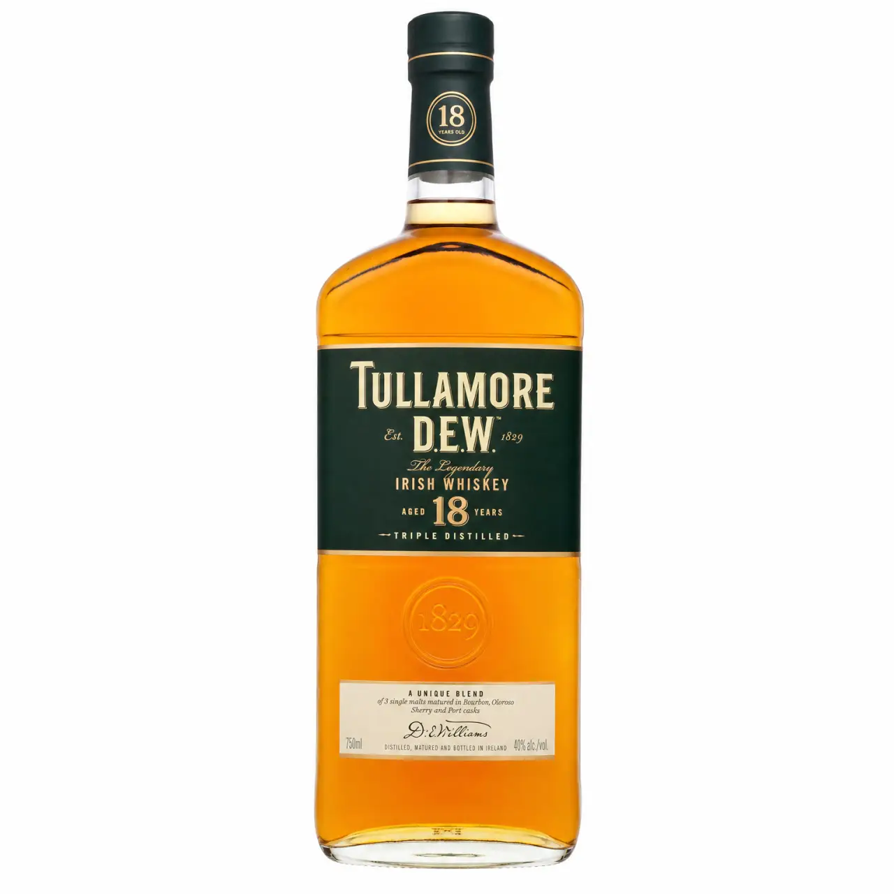 Tullamore D.E.W. 18 Year Old 750ml