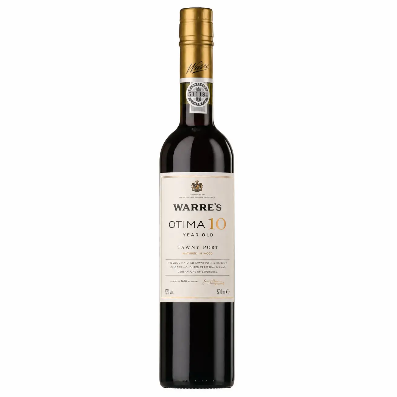 Warre's Otima 10 Year Old Tawny Port 500ml
