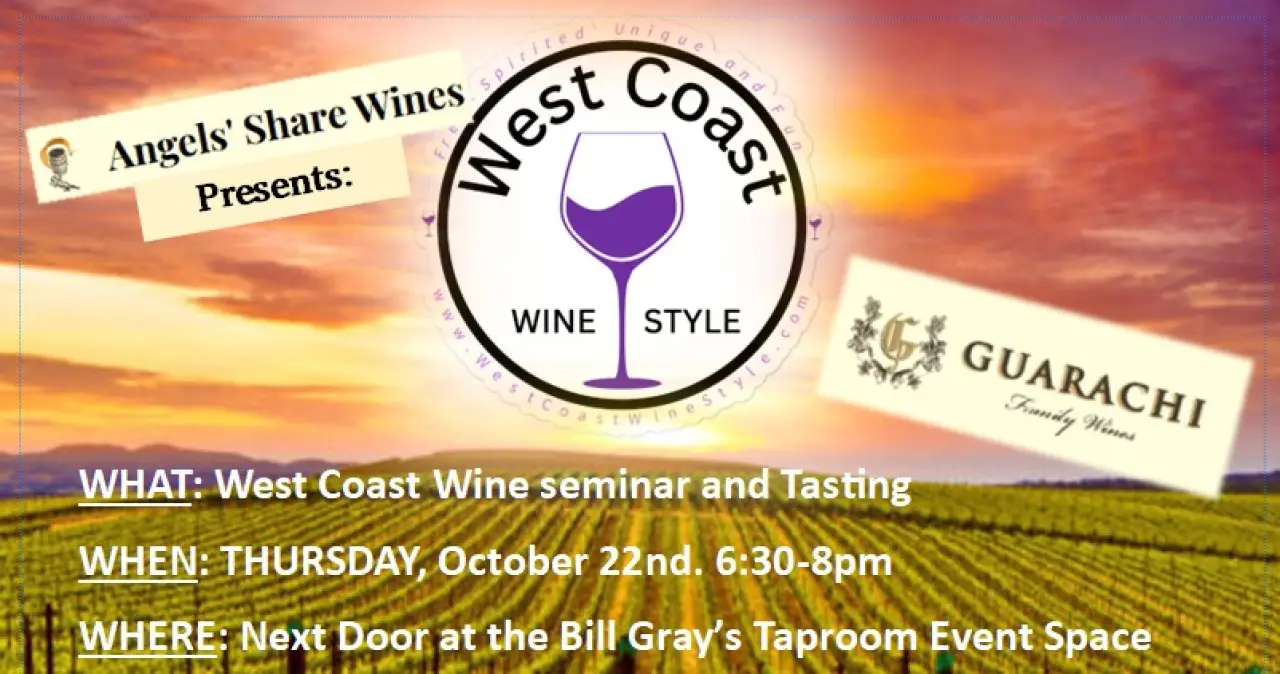 West Coast Wine Seminar and Tasting Event