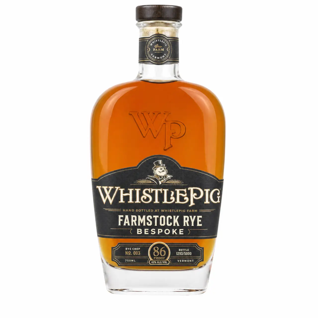 WhistlePig Farm Rye Bespoke 750ml
