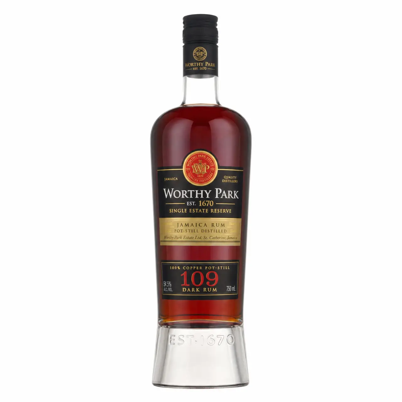 Worthy Park Dark Rum 109 Pf 750ml