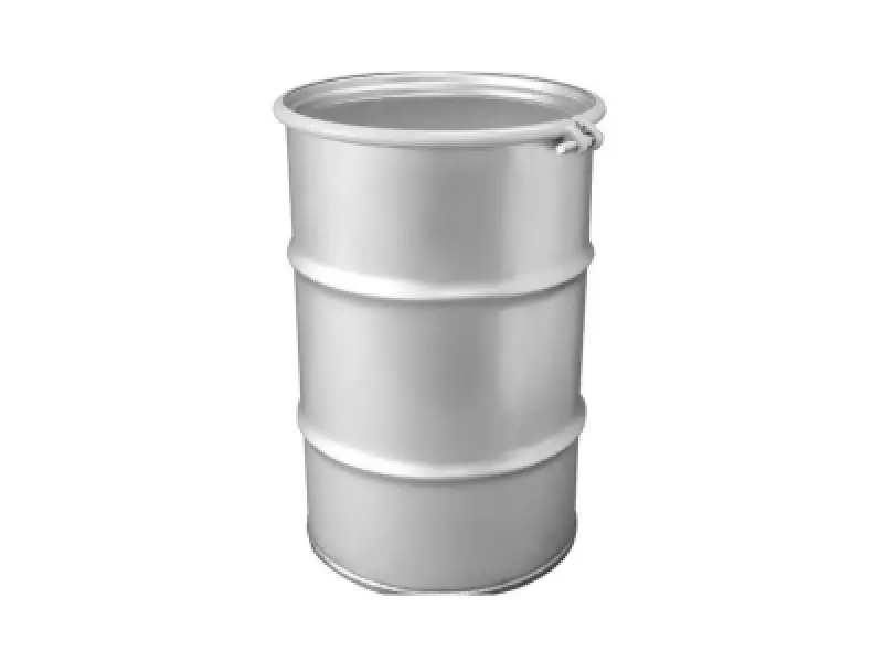 55 gallon steel metal drum with lid