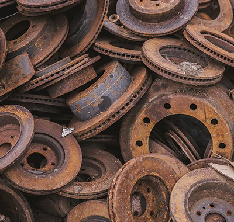 scrap metal gear parts