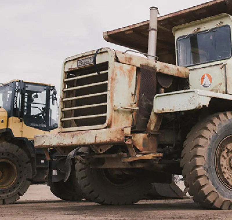 scrap truck parts