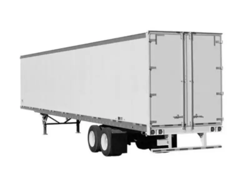 white tractor trailer without cab