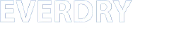 Grey Everdry Waterproofing logo.
