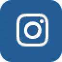 Blue Instagram logo