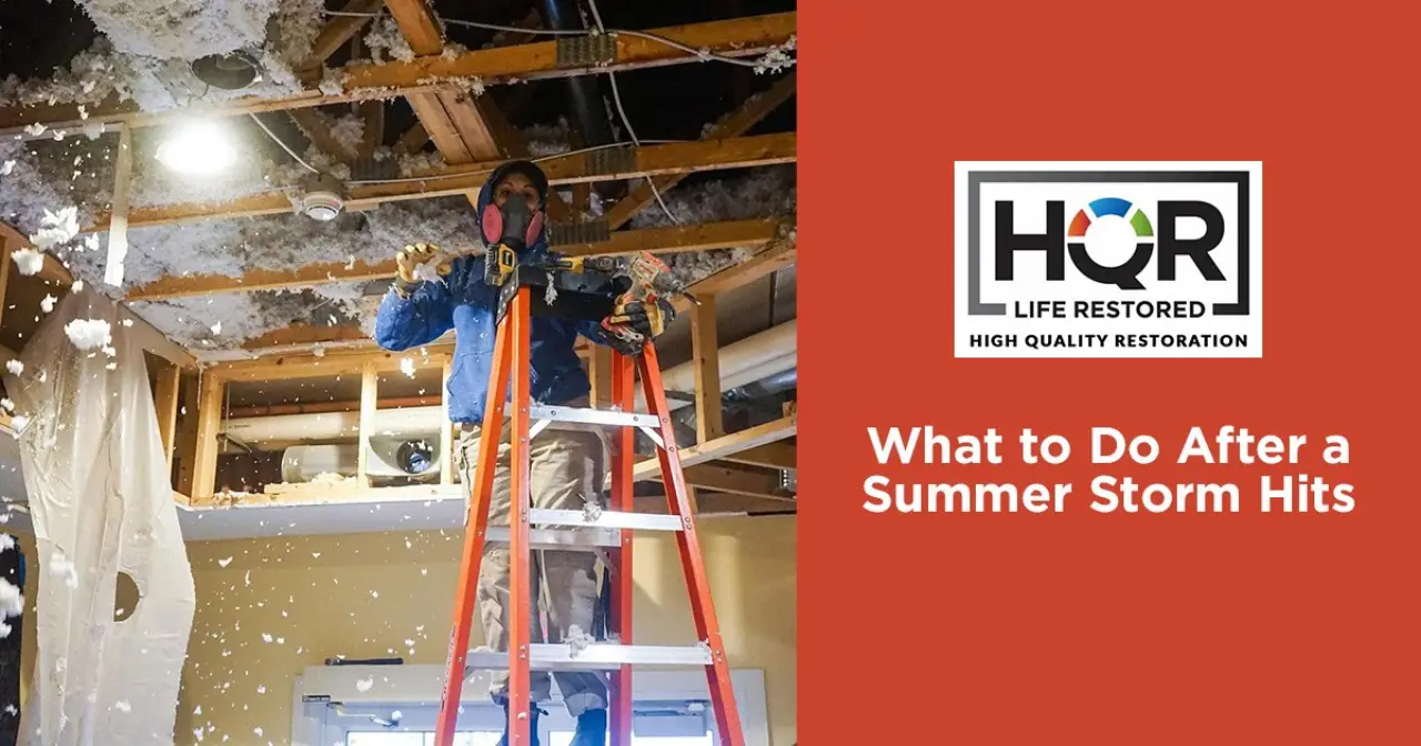 What To Do After a Summer Storm Hits