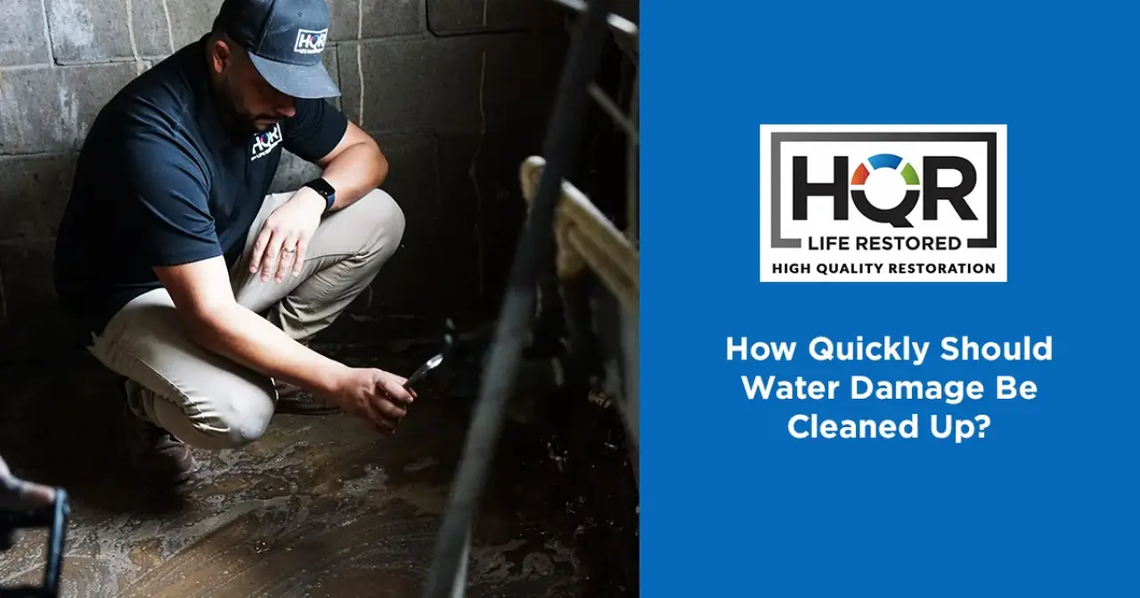 How Quickly Should Water Damage Be Cleaned Up?
