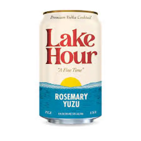 Lake Hour Rosemary Yuzu Vodka Soda 4X12oz Cans