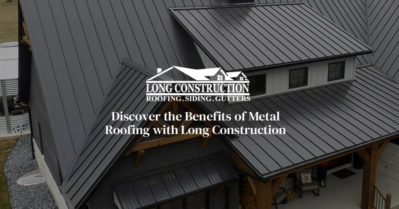metal roof with long construction