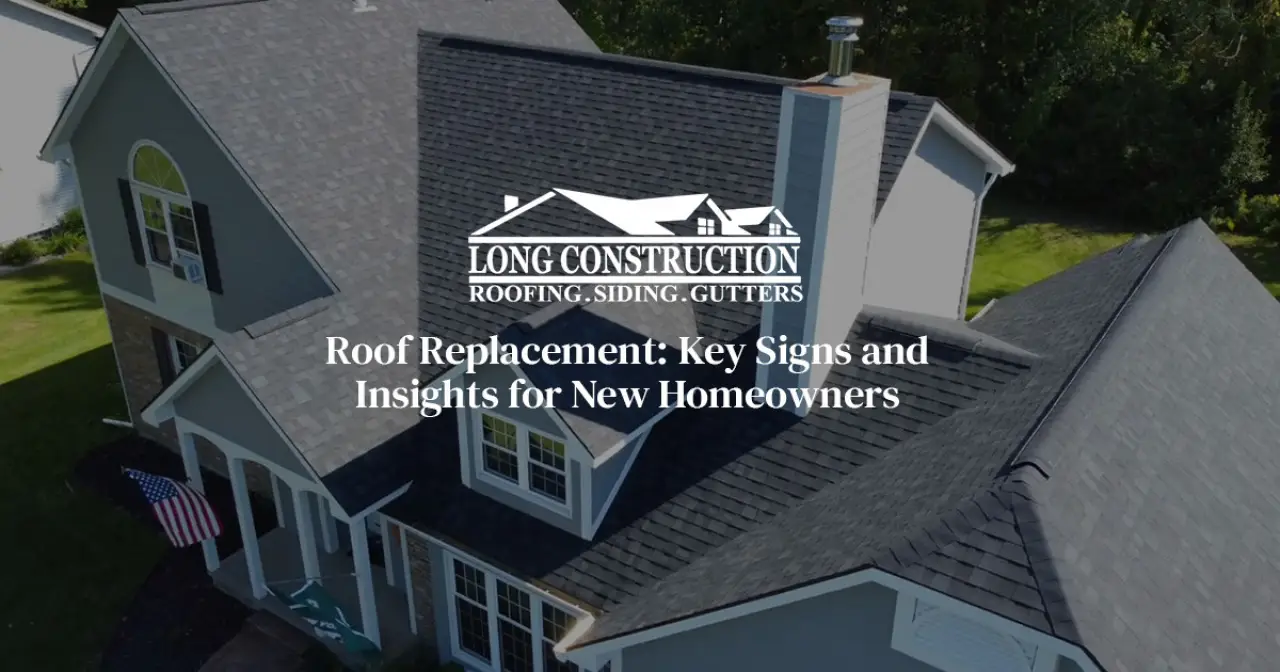 gray house with grey shingles with blog title