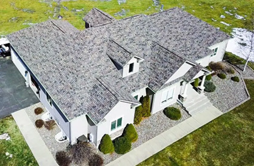 Roofing aerial