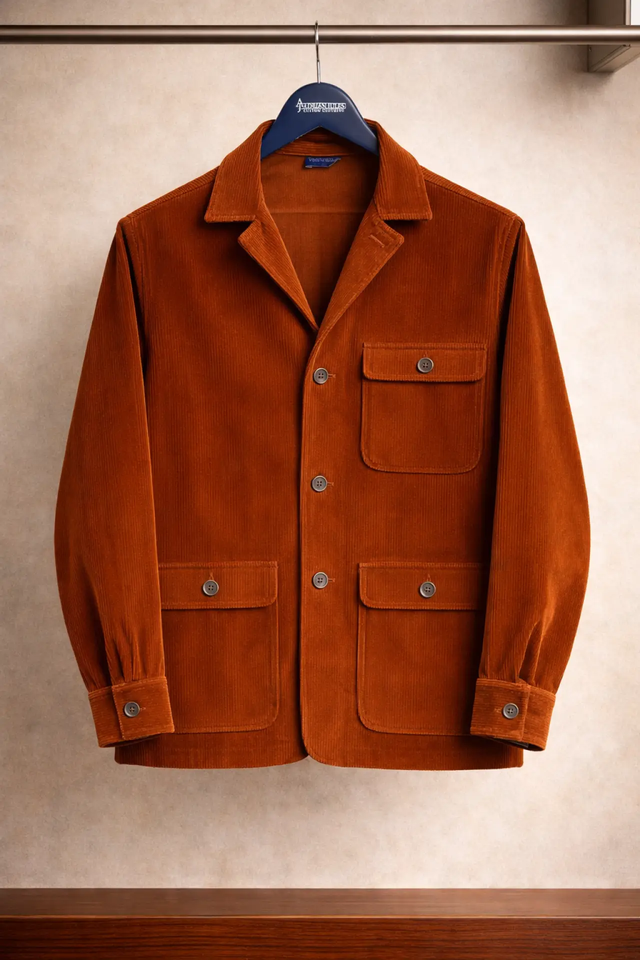 Burnt Corduroy Shacket