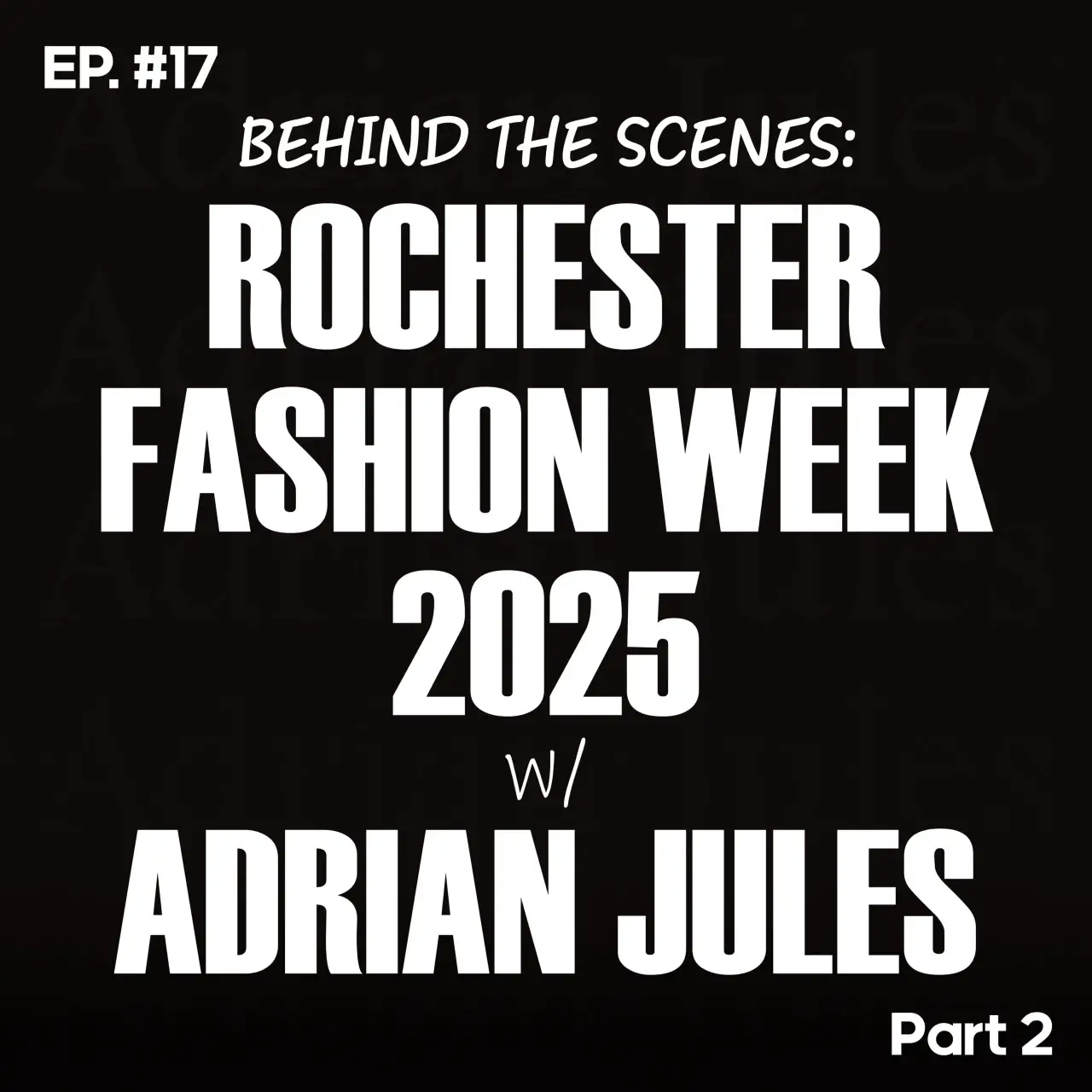 Rochester Fashion Week 2025 Part 2 Episode Art