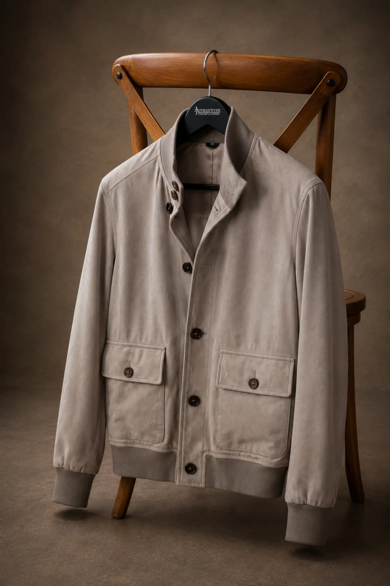 The Ravello Pietra Suede Jacket
