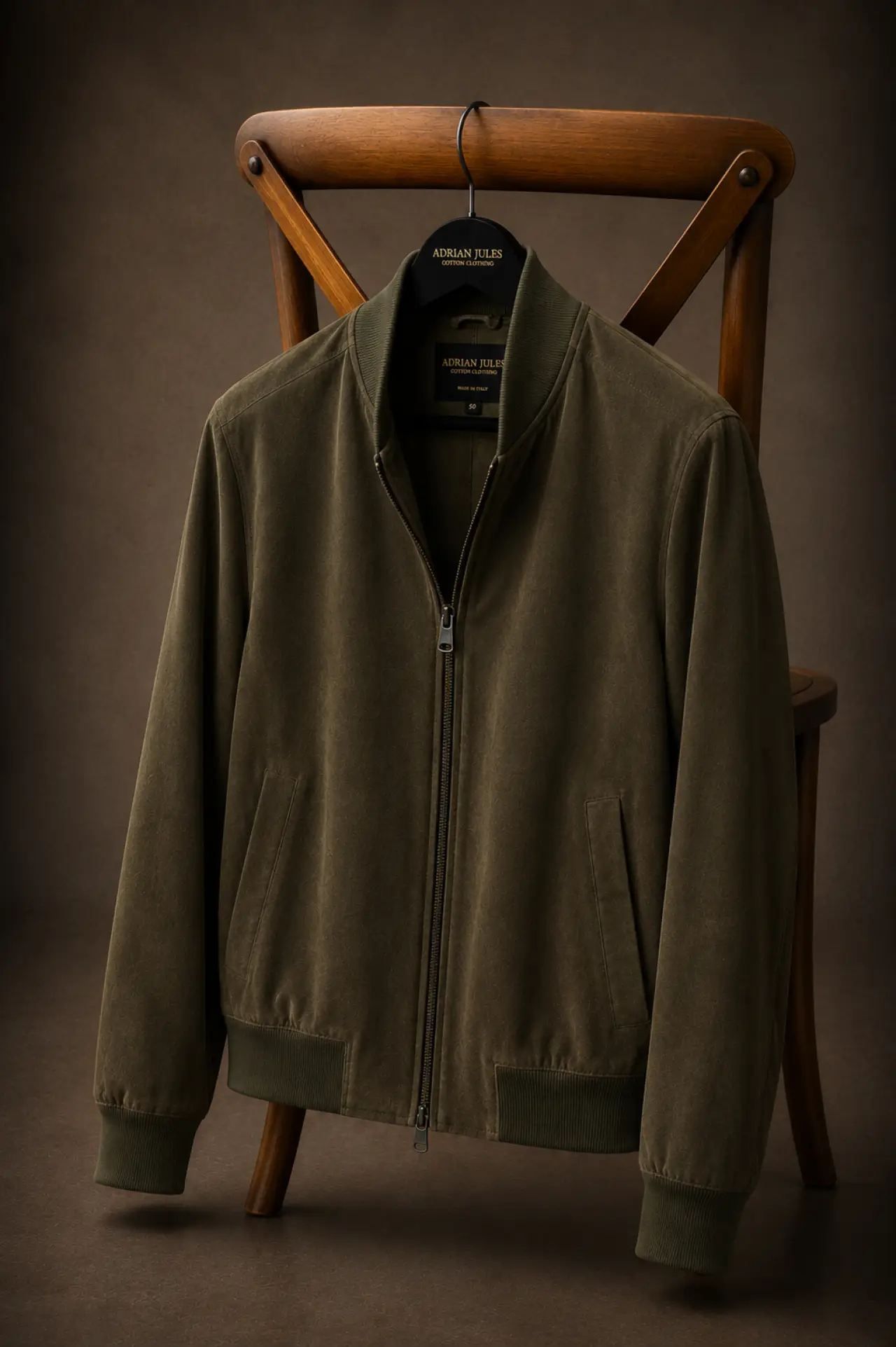The Suede Safari Bomber Jacket
