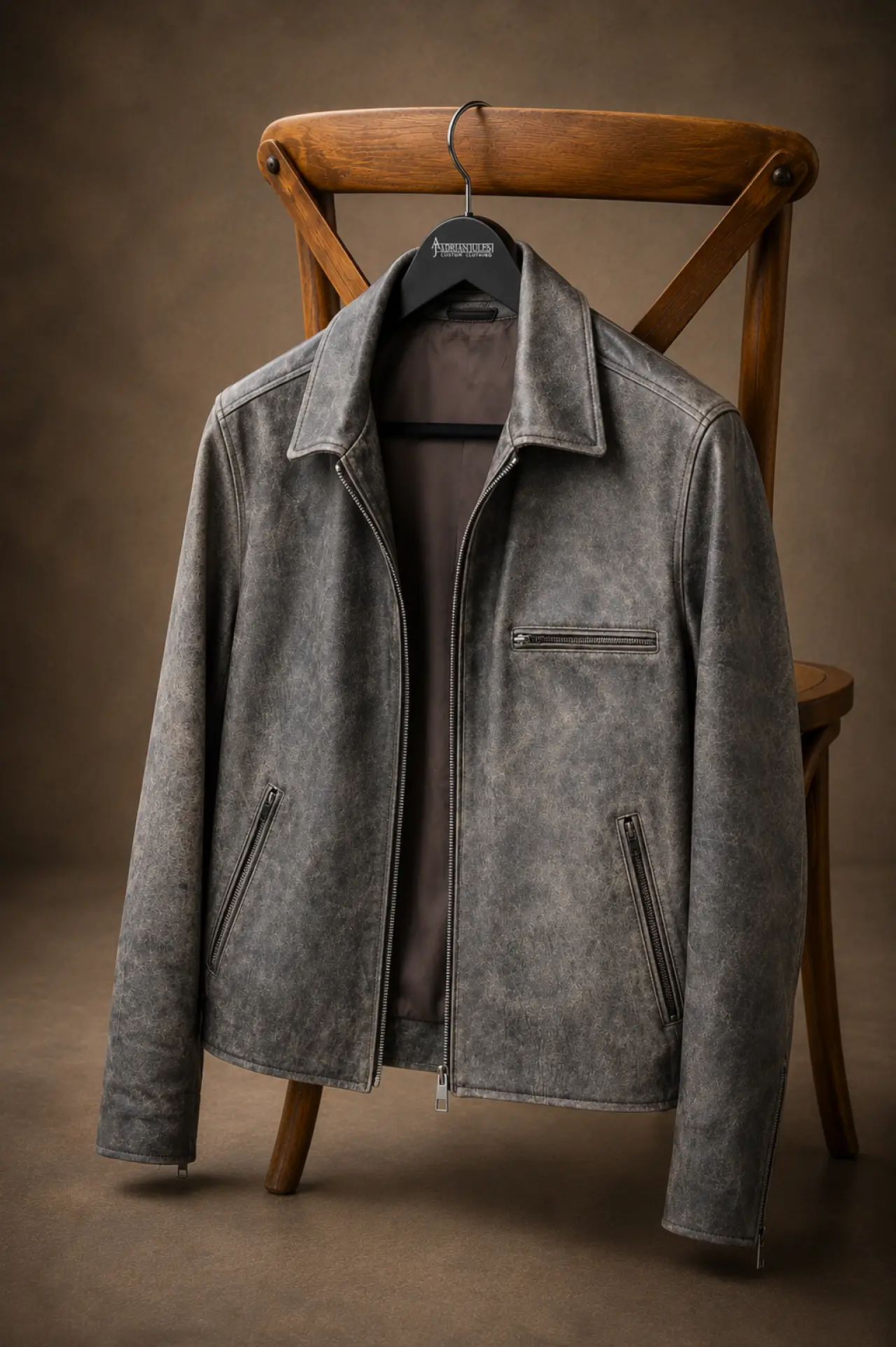 The Torino Fumo Leather Jacket