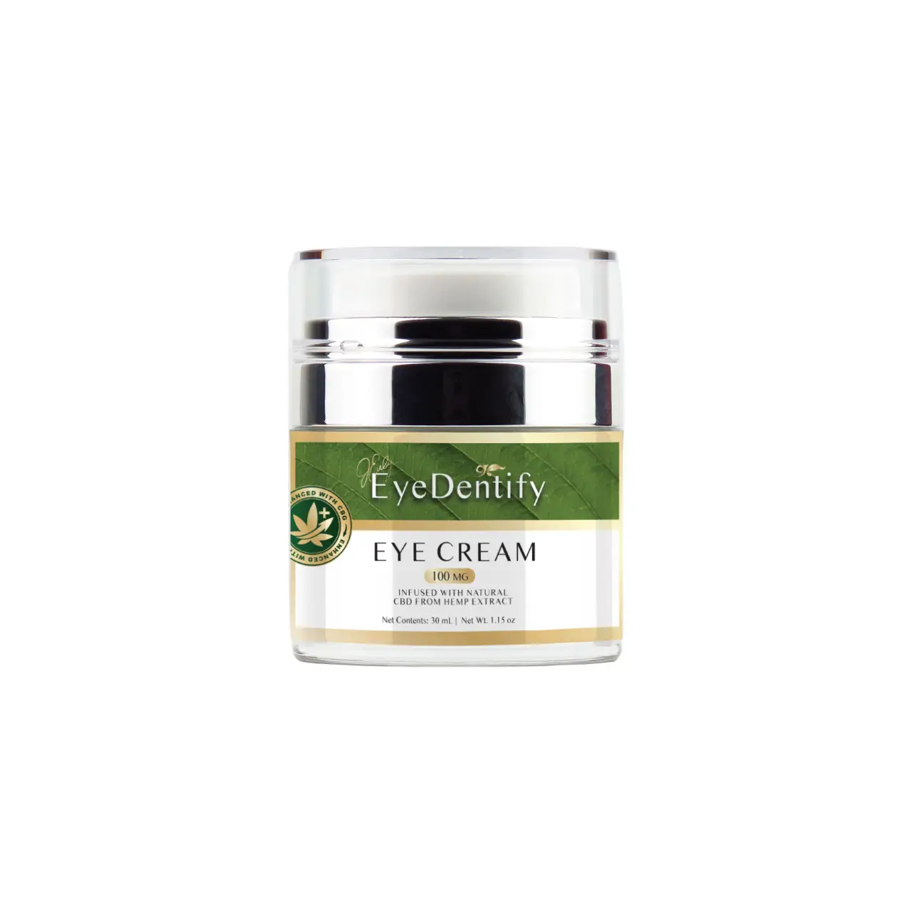 EyeDentify™ by J Early Natural Hemp Infused Eye Cream | 100 mg