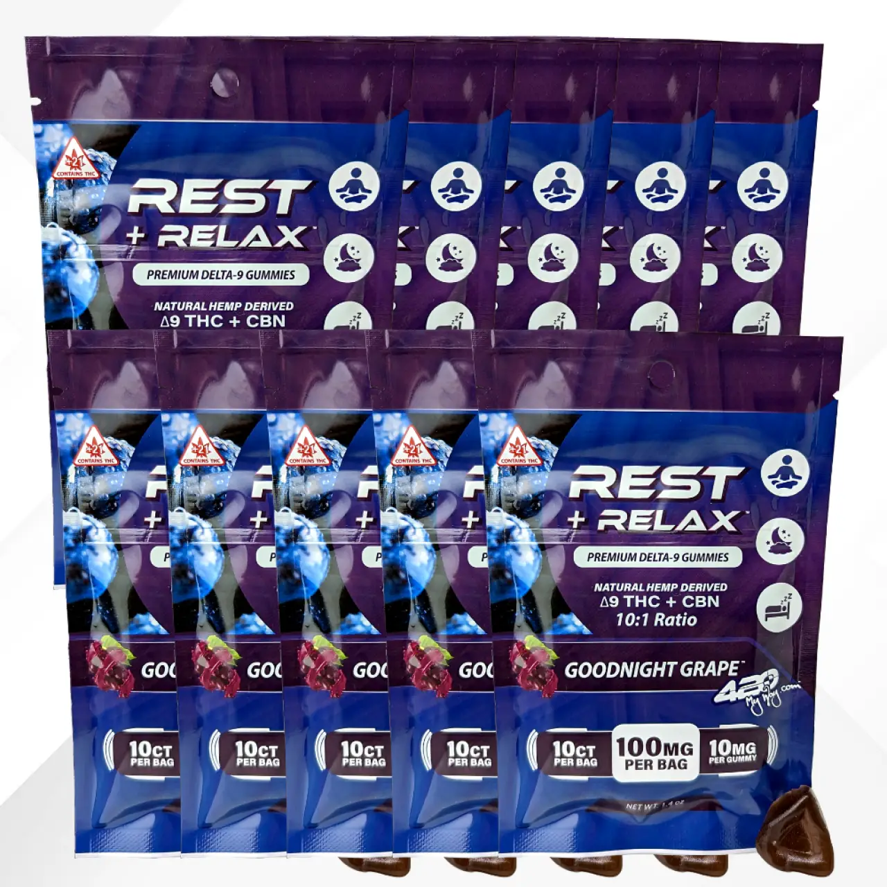 420 My Way | 10 ct Gummy Packs - Bundle Deal (10 Packs)