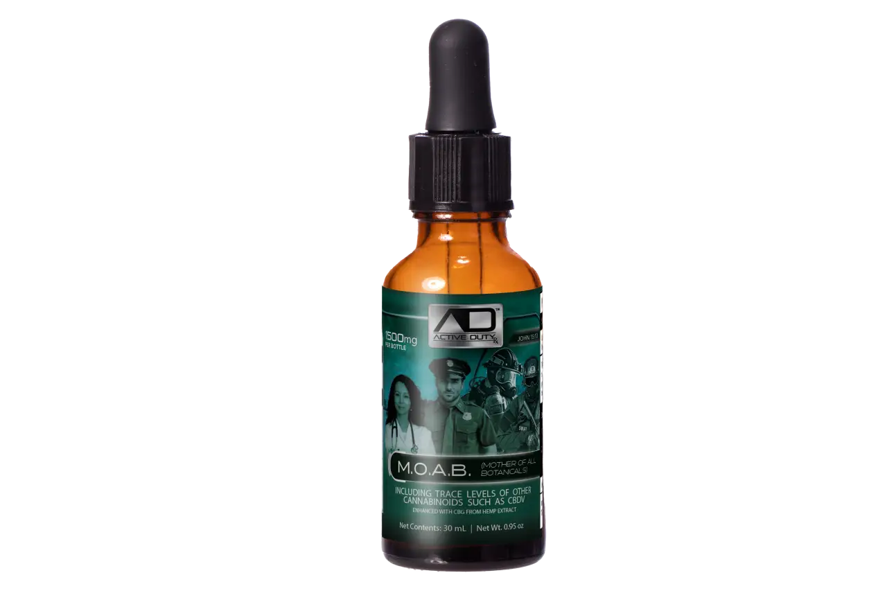 M.O.A.B. | 1500 mg Hemp Oil Tincture, 30mL
