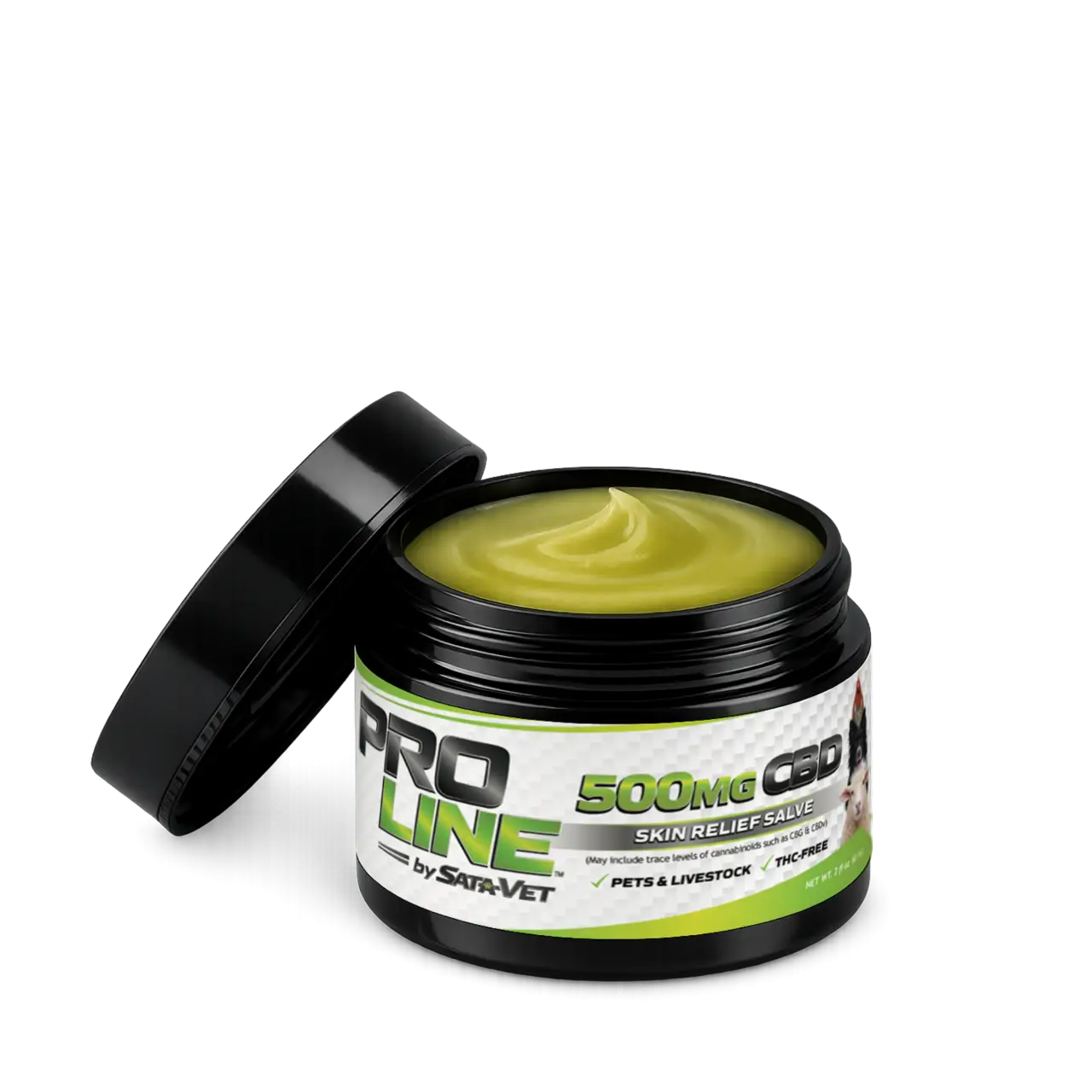 CBD Skin Relief Salve For Pets • 500 mg CBD + CBG