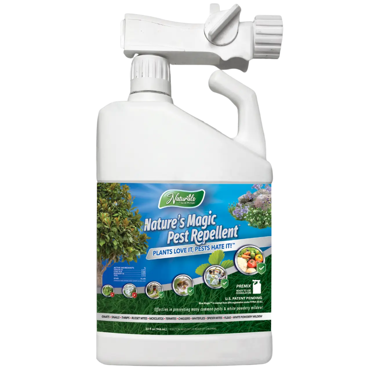 Naturals by Blue Magic™ | PreMix Hose Attachment Bottle, 32oz