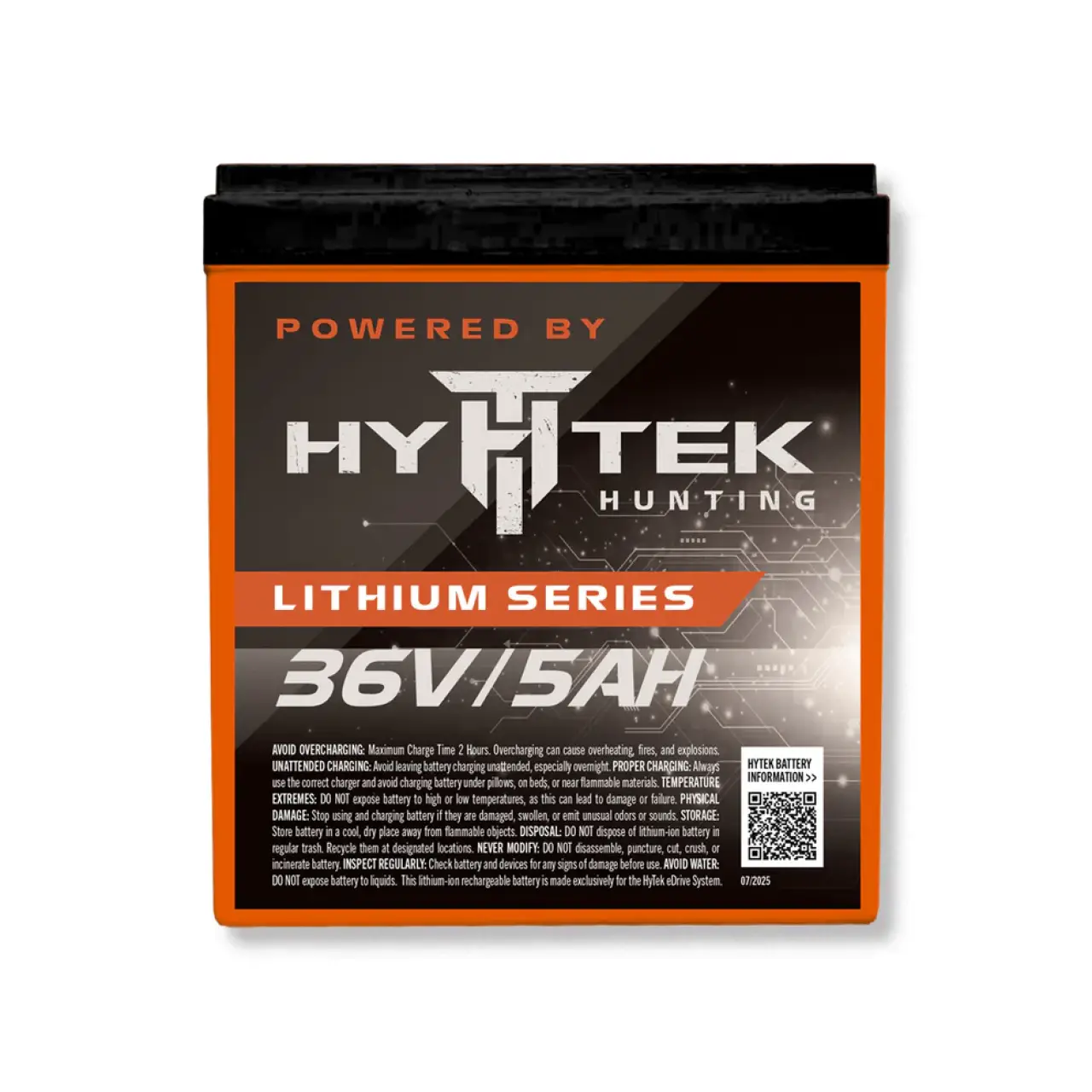 HyTek® 36v Lithium Ion Phosphate Rechargeable Battery