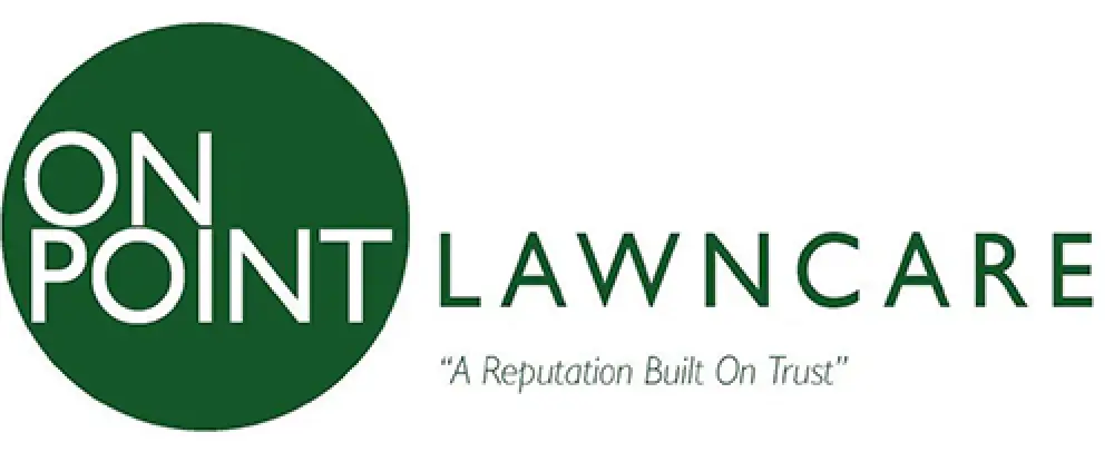 Logo of On Point Lawncare with the slogan A Reputation Built On Trust.