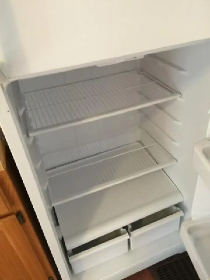 professionally cleaned fridge