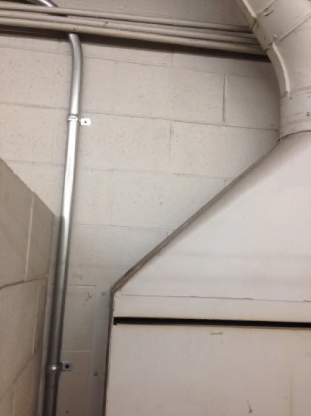 professionally cleaned walls and vent