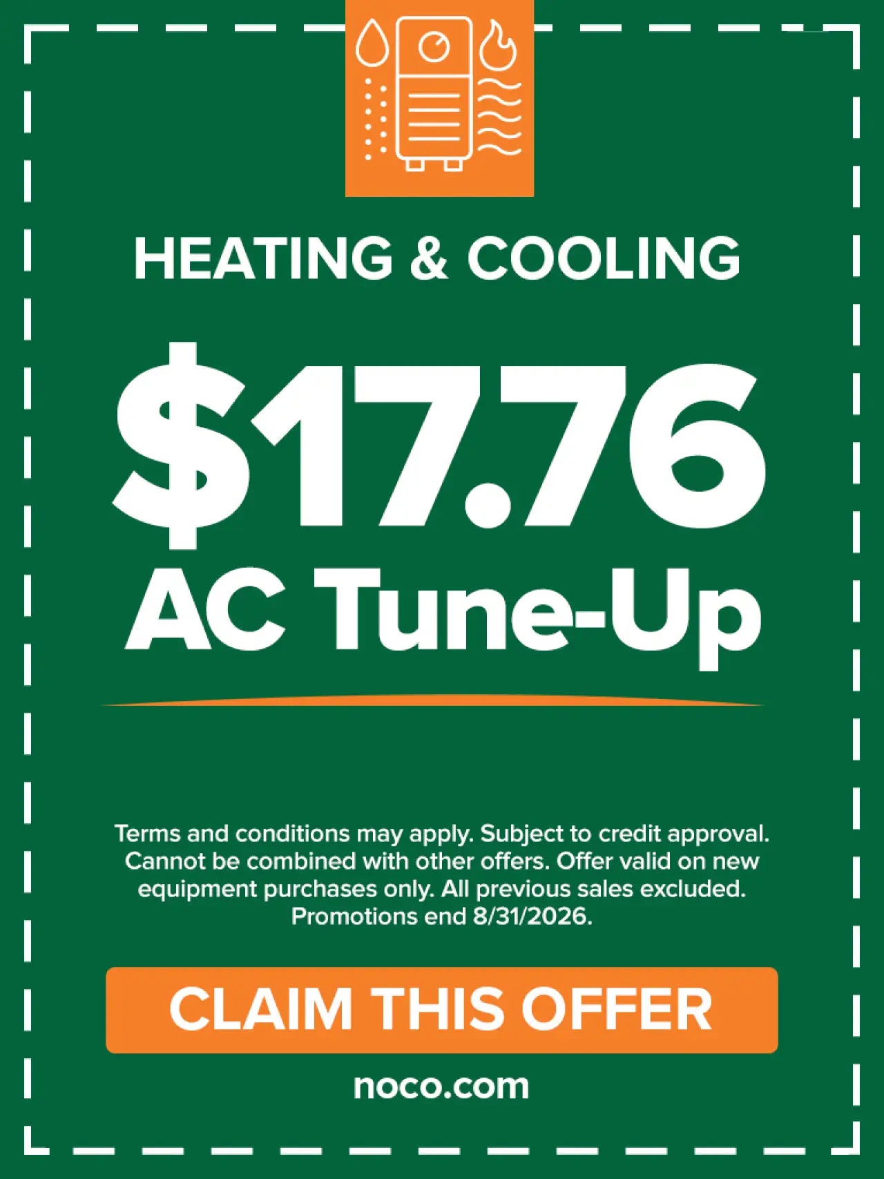 $17.76 ac tune-up coupon