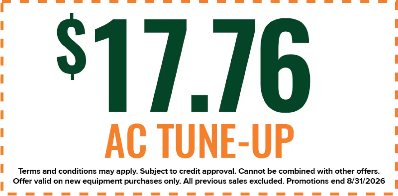 Tune-up offer with terms and conditions listed below, promotion ends 8/31/2026.