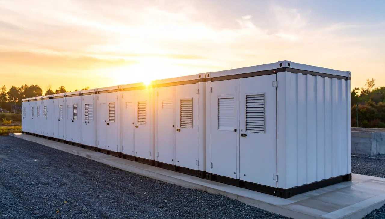 Commercial battery storage units